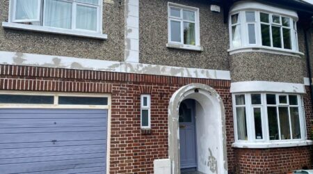 Before photo of Exterior painting of residential home by Cornelius Green Decorators in County Dublin